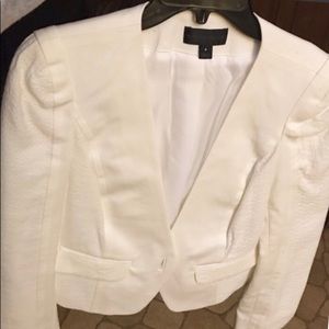 COPY - Winter White Lined Jacket, Size 4